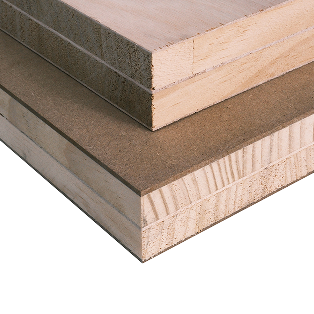 Pannello listellare double core a 5 strati